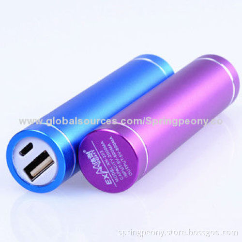 2014 Newest High-quality Mobile Power Banks for Promotional Gifts, with 5V/1A Input Voltage/Current
